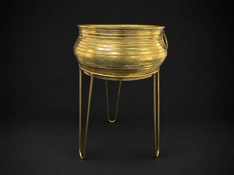 GOLD CASTIRON POT REPLICAS SIZES - 420MM , 355MM , 285MM