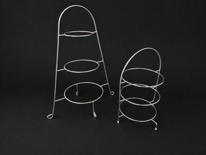 3 TIER GOLD FRAME STAND 600MM (H) X 470MM (W)