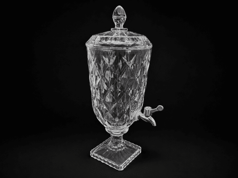 GLASS BEVERAGE DISPENCER 3LT