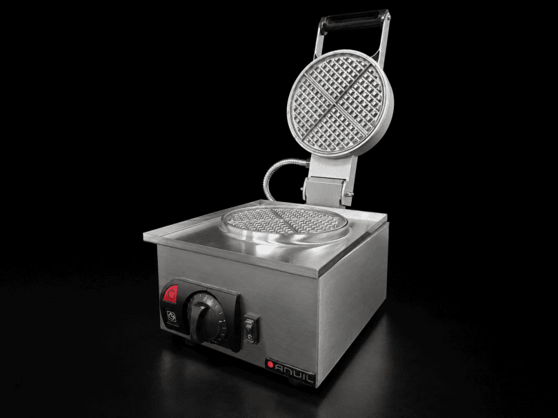 ANVIL SINGLE PAN ROUND WAFFLE MAKER