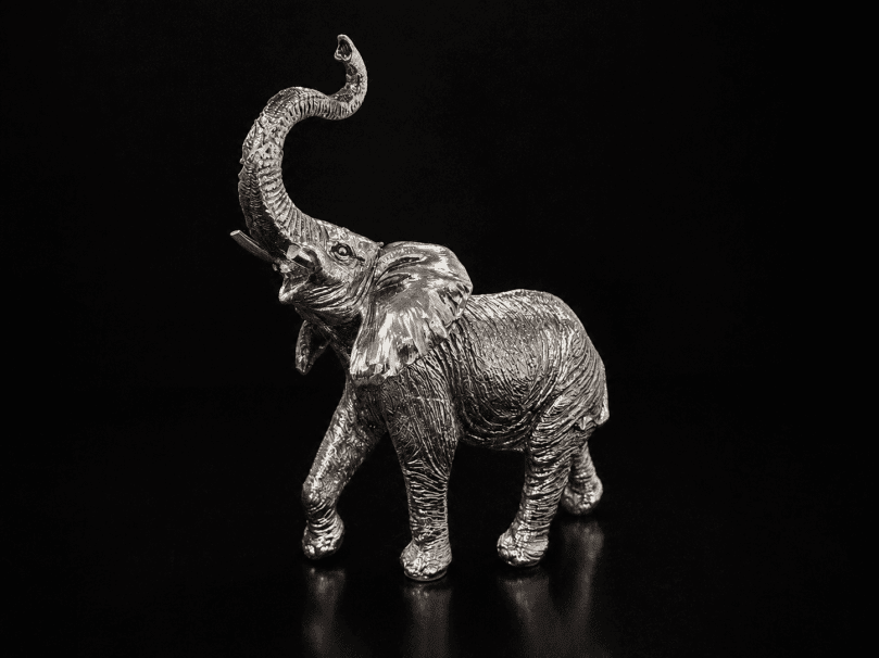 ELEPHANT SILVER - 350MM XZ 90MM X 310MM