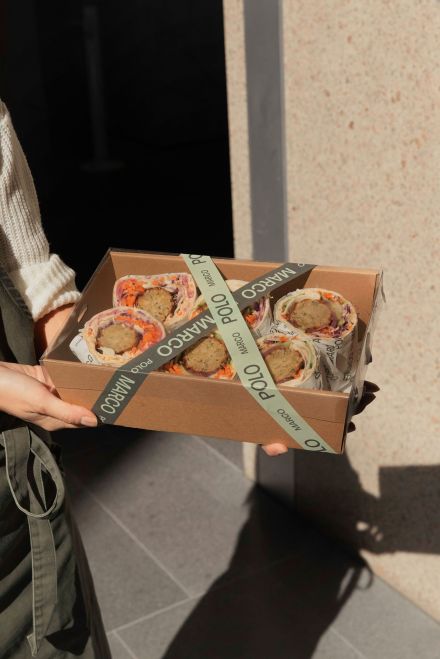 Falafel Wrap (V) (VE option) (GFO)