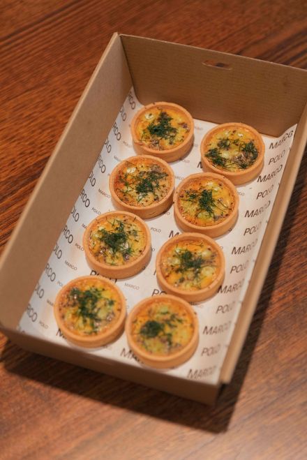 Mini Quiche Shells - Zucchini & Aged Cheddar (V, GF)