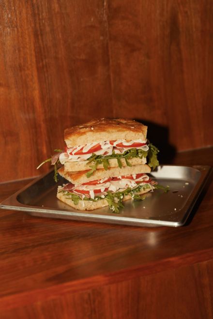 Mortadella & Pistachio Focaccia