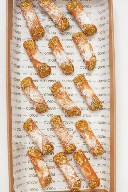 Ricotta & Pistachio Cannoli