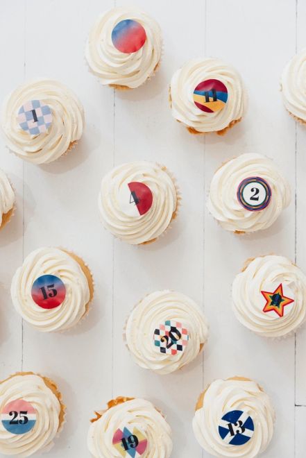 Melbourne Cup Race Day Cupcakes - Numbered 1-25 For Each Horse