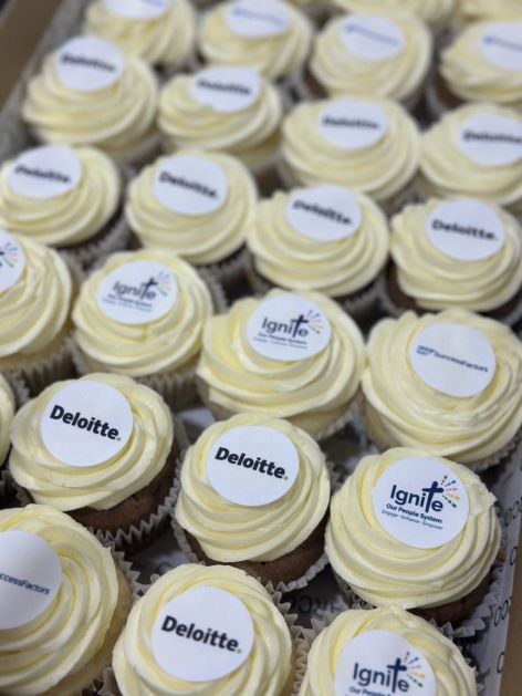 Custom Branded Cupcakes - Your Branded Edible Logo 