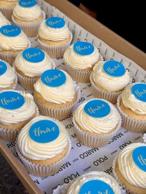 Custom Branded Cupcakes - Your Branded Edible Logo 
