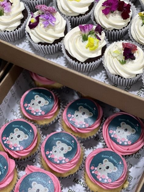 Custom Branded Cupcakes - Your Branded Edible Logo 