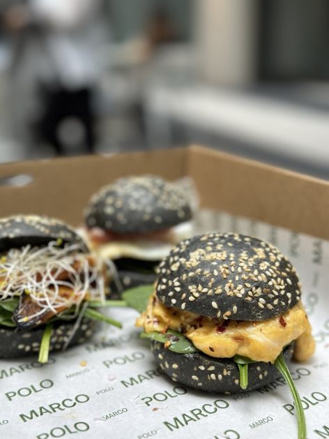 Spooky Sliders, Charcoal Bun