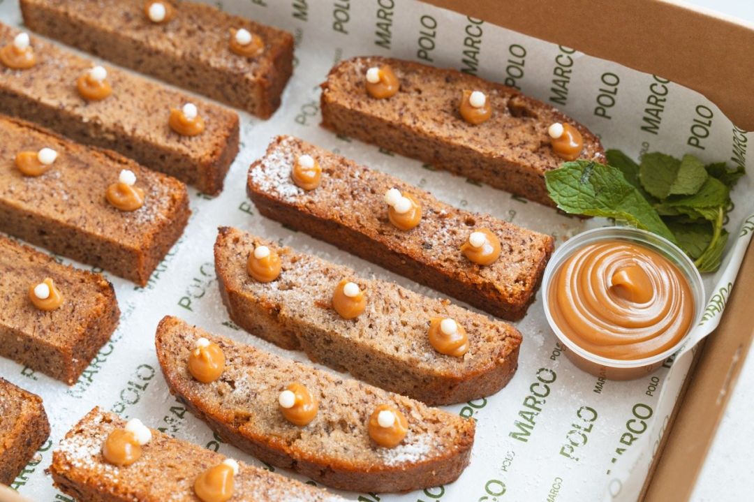 Banana Bread Fingers, Salted Caramel