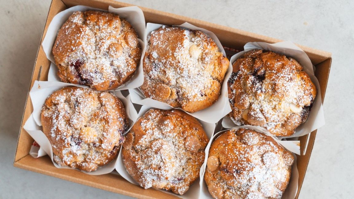 Sweet Muffin - Raspberry & White Chocolate