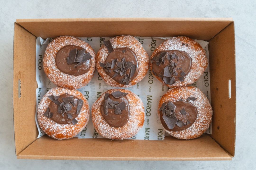 Mini Bomboloni Doughnuts - Nutella Filling