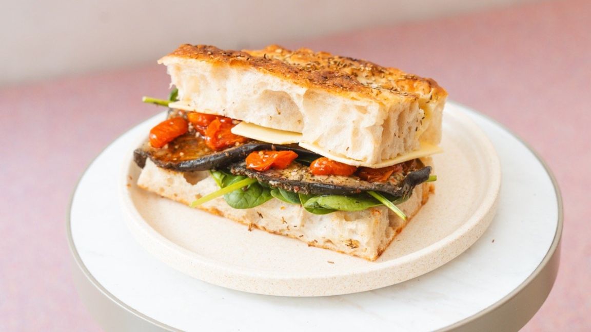 Roasted Vegetable Focaccia (DF,V, VG)