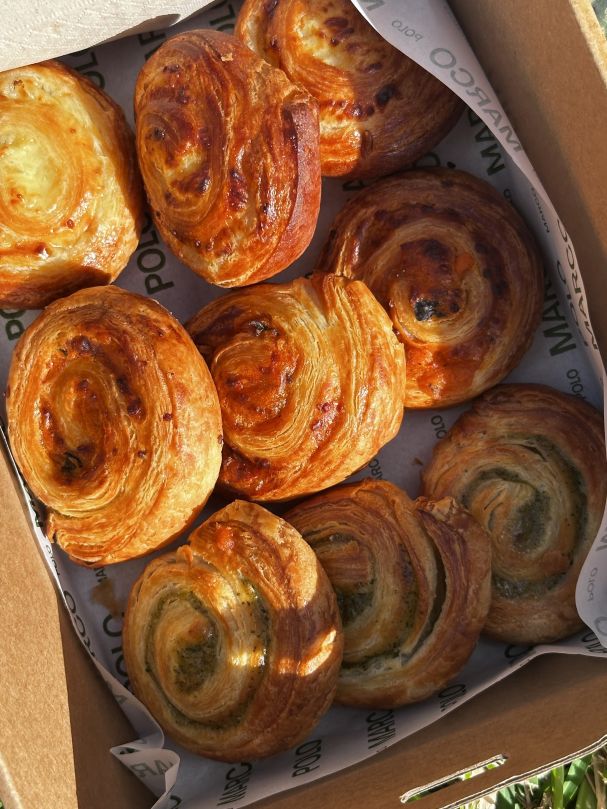 Mixed Selection of Mini Pastries - Savoury (V)
