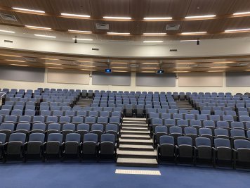 Auditorium, facing seats