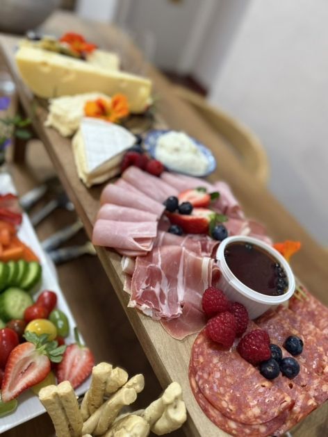 Charcuterie & Cheese Grazing Board (Serves Up to 10 Guests)