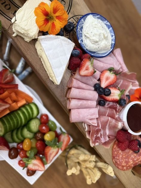 Charcuterie & Cheese Grazing Board (Serves Up to 10 Guests)