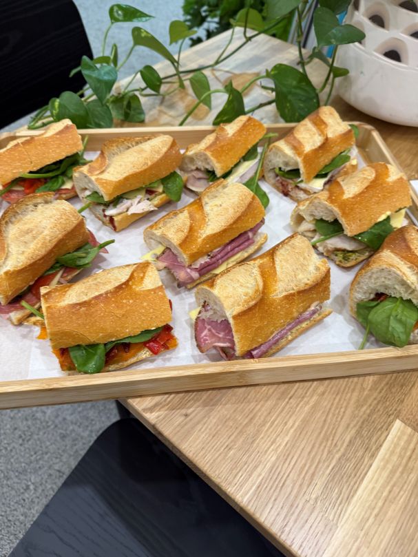 Fresh Crusty Rolls per person