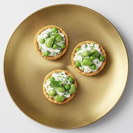 Pea and Broad Bean Tart