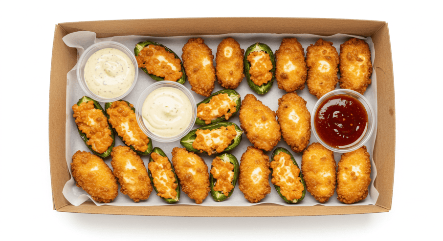 Jalapeno Poppers, Ranch Dip