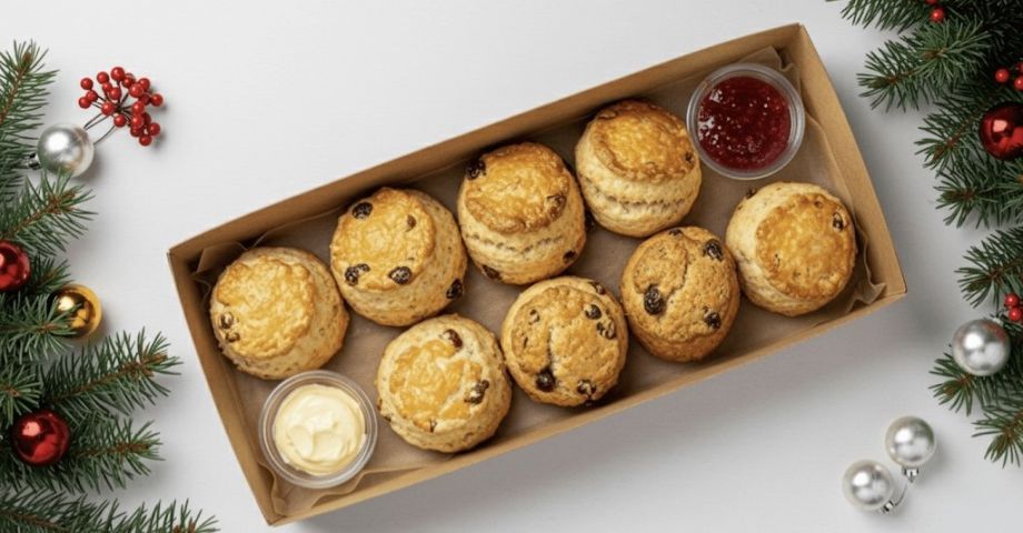 Mrs Claus' Christmas Scones 