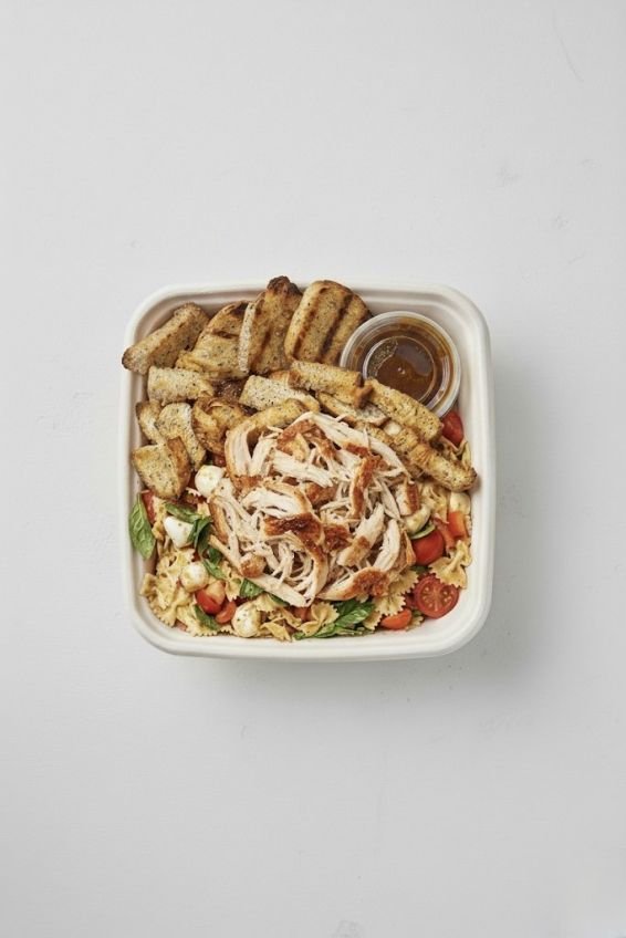 Poached Chicken & Pasta Salad