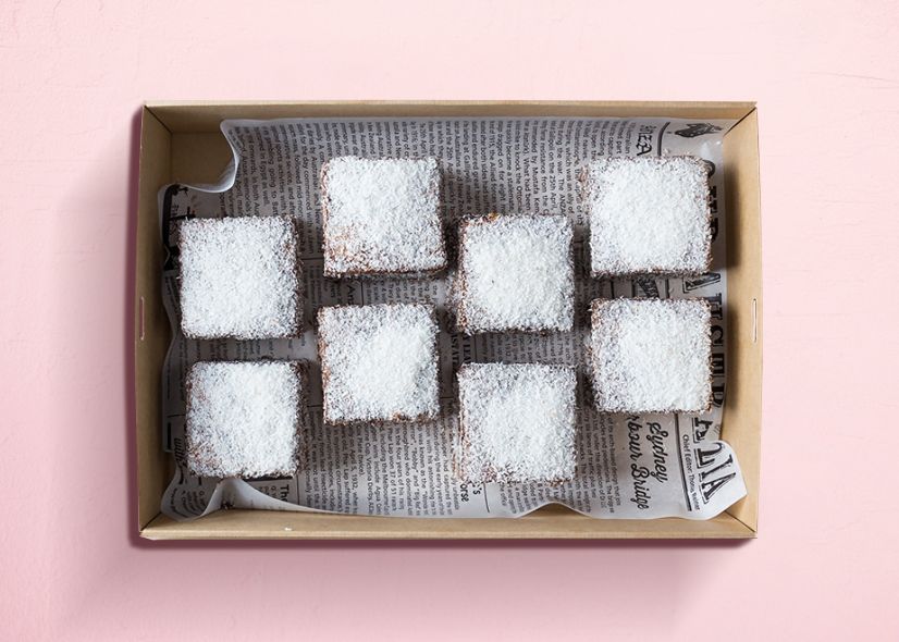 Giant Fluffy Lamingtons