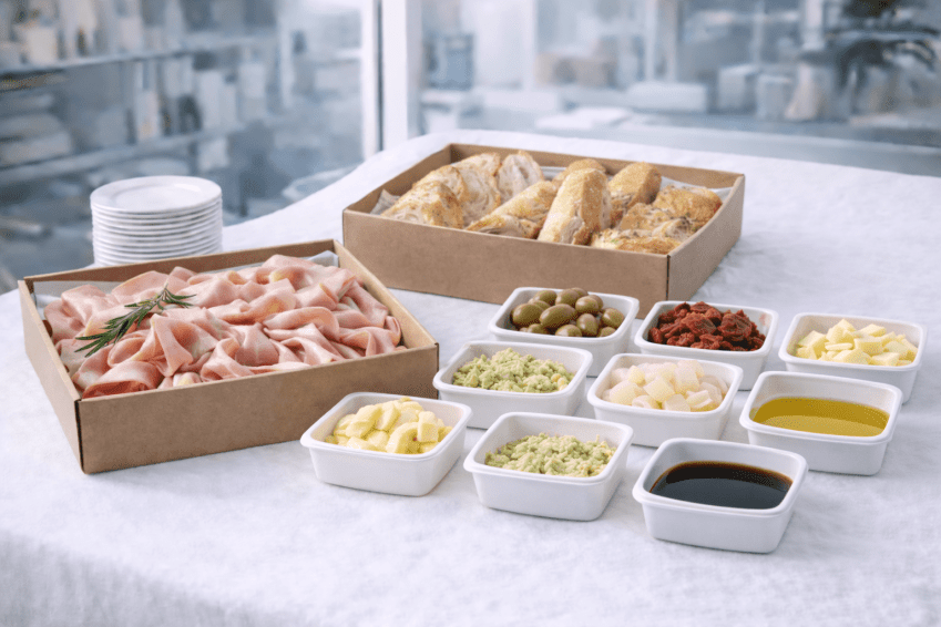 Italian Mortadella, Butter & Olive Oil Bar