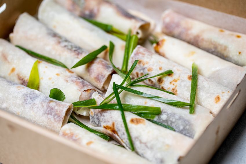 Mini Peking Duck Pancakes