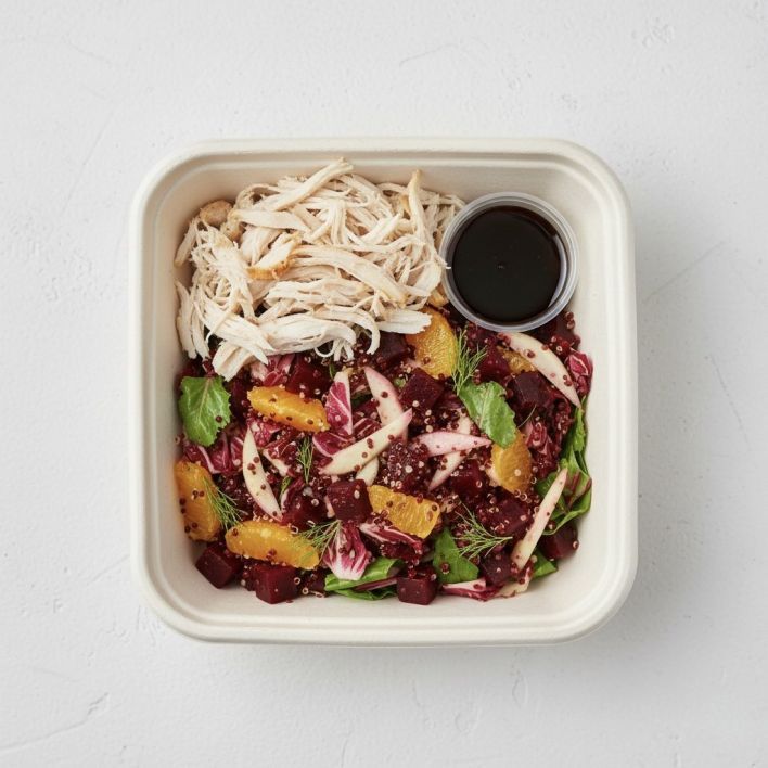 Roasted Chicken & Beets