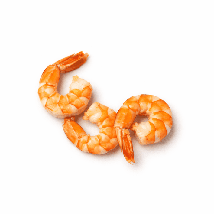 Poached Coff Harbour Prawns