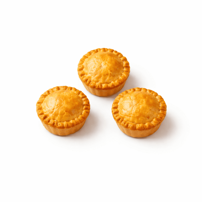 Classic beef pie, roasted eggplant and cumin