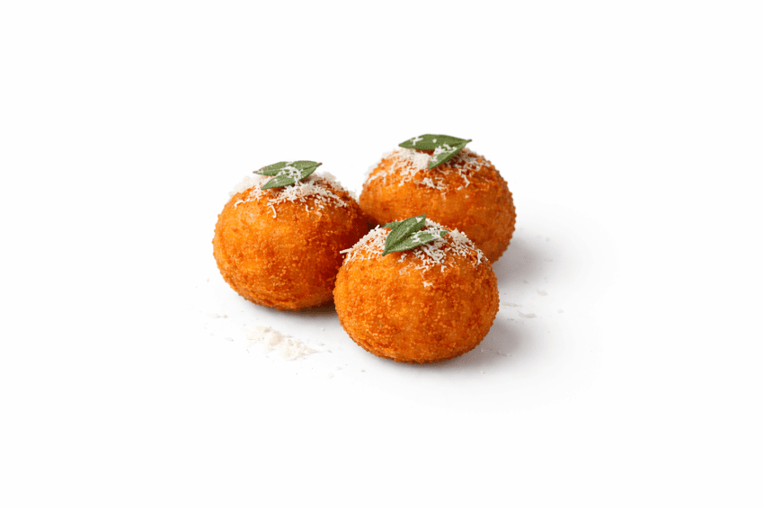 Arancini - roasted pumpkin and sage
