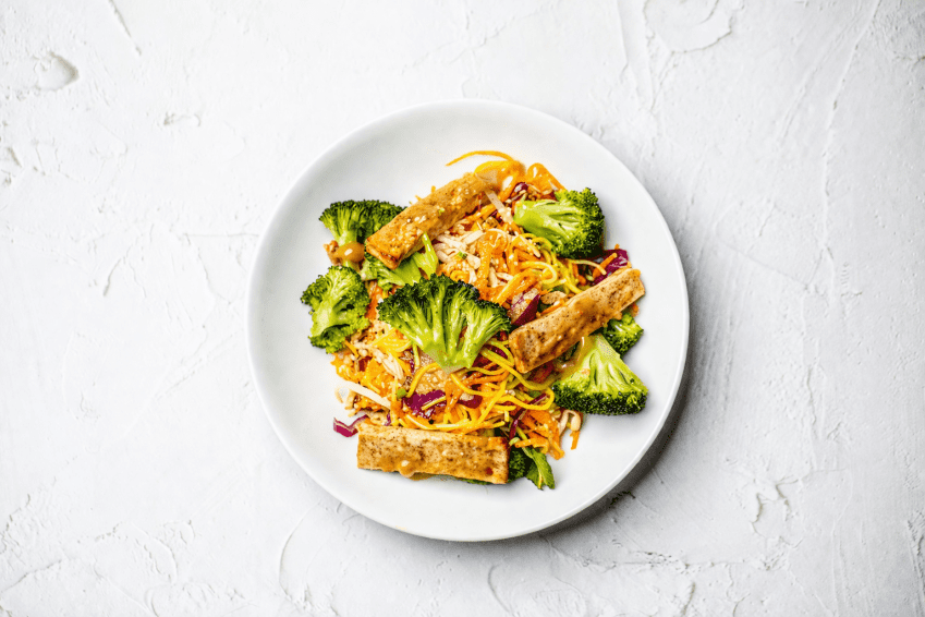 Satay Tofu & Broccoli Noodles