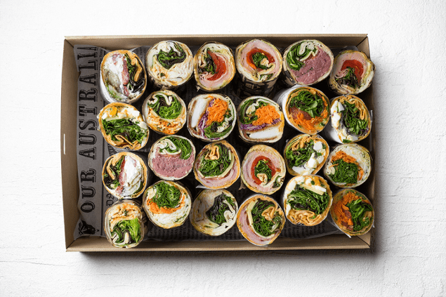 Mini Wrap Platter (45 Pieces) 