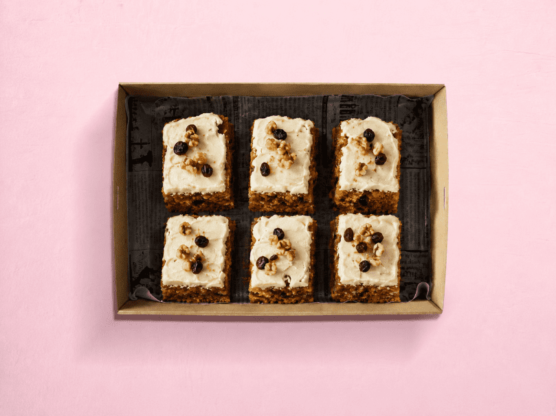 Vegan Carrot Cake Slice