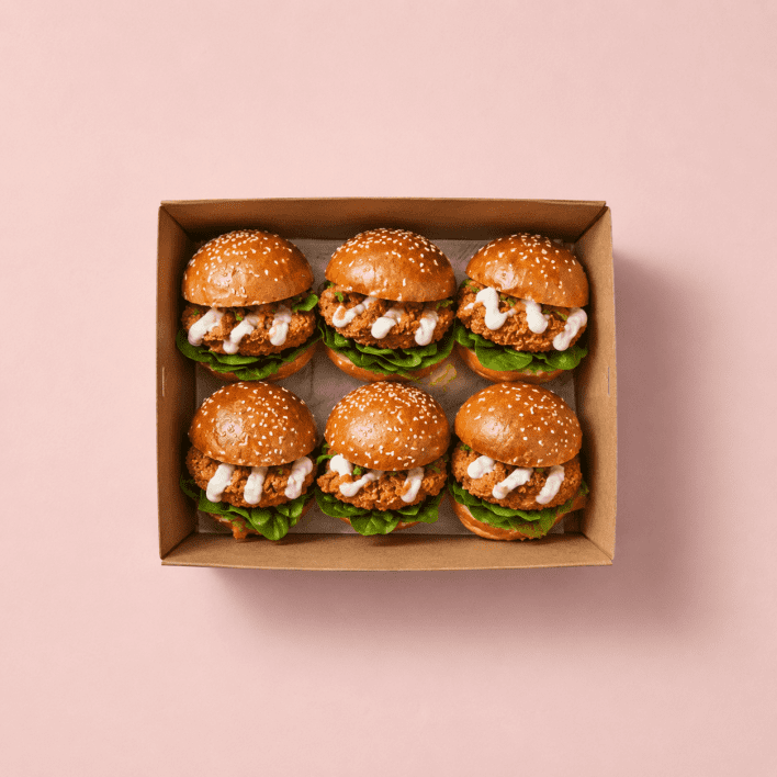 Vegan Falafel Breakfast Slider