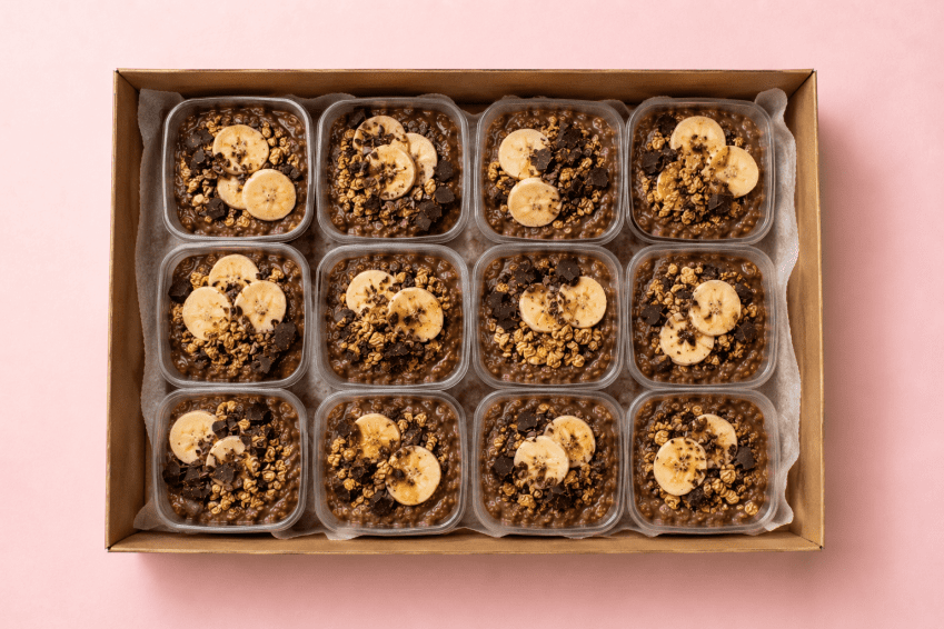 Protein Chocolate Oats Granola pots 