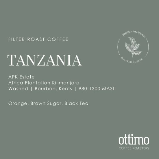 APK Estate, Tanzania. Filter Roast 200g