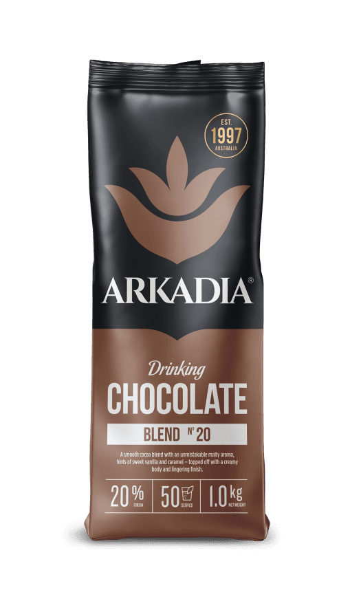 Arkadia Drinking Chocolate 20% Cocoa (Cappuccino Powder) 3 x 1kg