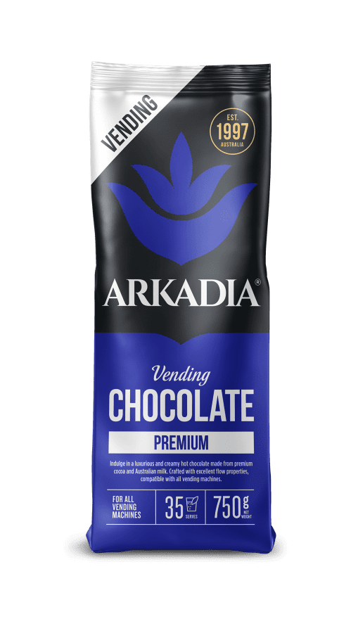 Arkadia Premium Vending Chocolate (Carton, 12 Bags)