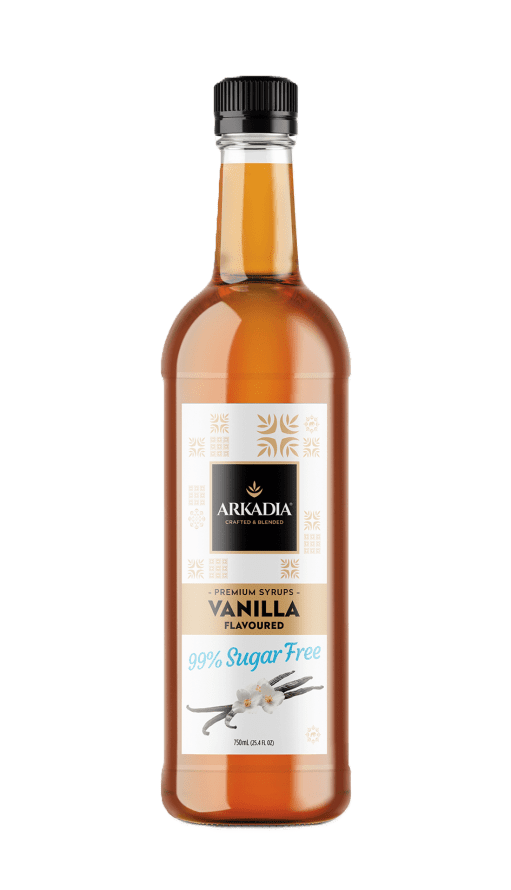 Arkadia Vanilla Syrup 99% Sugar-Free Box of 12