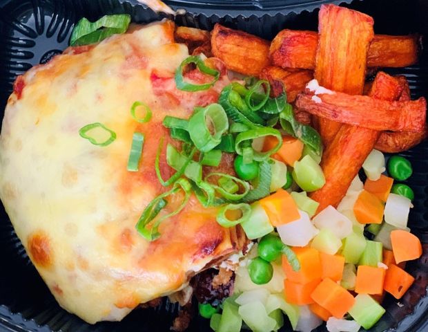 Beef lasagne