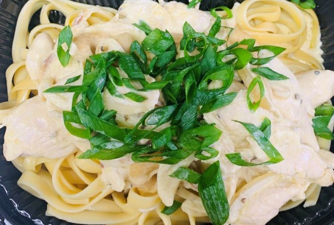 Chicken fettuccine