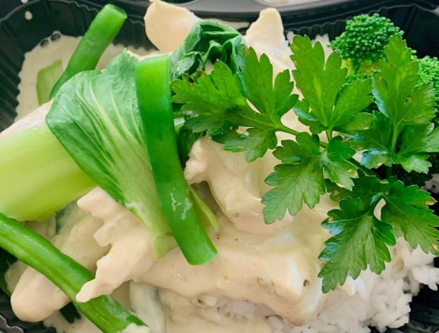 Thai Green Chicken Curry with Rice