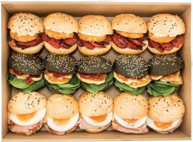 Assorted Breakfast Sliders - (15 pieces)