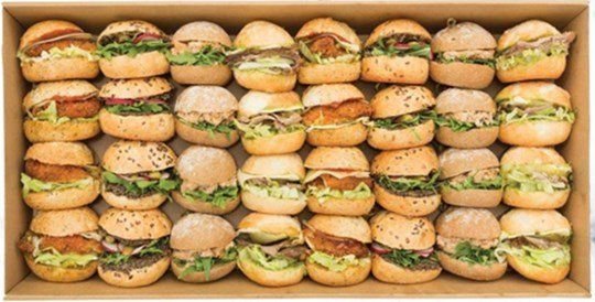 Mini Rainbow Baby Sliders - (16 pieces)