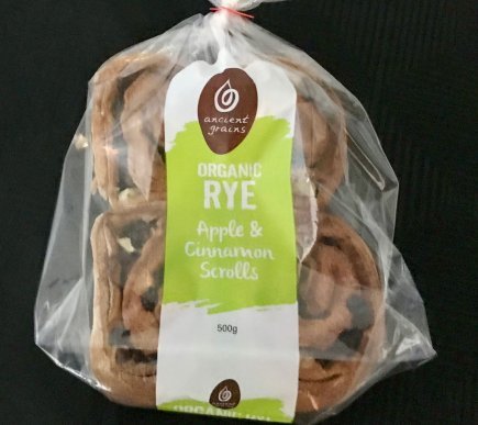 Ancient Grains Apple Scrolls (4pack) 500g