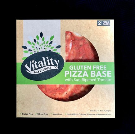Vitality Pizza Base - Tomato  6x420g
